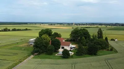 Paysage naturel près de la maison de vacances