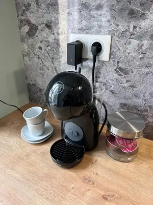 Plateau bouilloire dans l'établissement Le scandinave