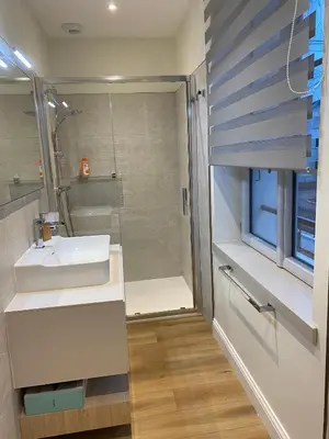Salle de bains dans l'établissement Villa du Parc de Scey