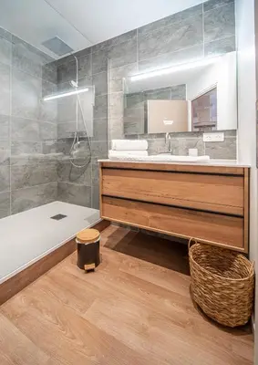 Salle de bains dans l'établissement Duplex - centre-ville