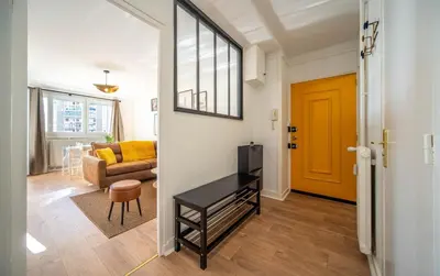 Coin salon dans l'établissement Home SWEET HOME