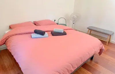 Un ou plusieurs lits dans un hébergement de l'établissement Du soleil au balcon - Hypercentre