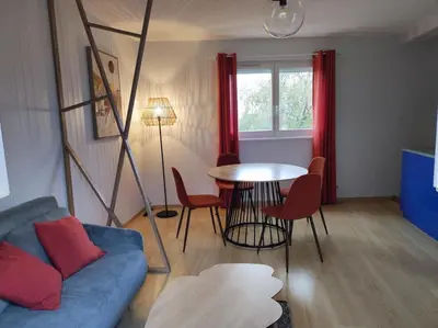 Coin salon dans l'établissement appartement 35m2