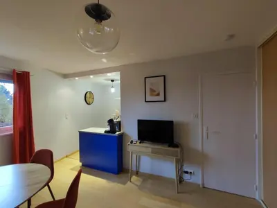 Télévision ou salle de divertissement dans l'établissement appartement 35m2