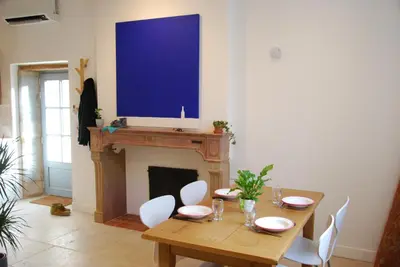 Plan de l'établissement Charmante maison 2 chambres et parking privé