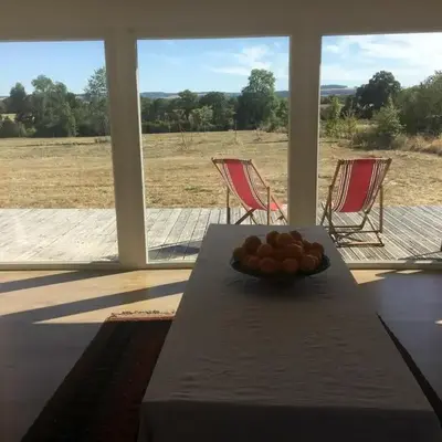 Maison bois proche de l' A6