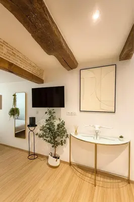 Télévision ou salle de divertissement dans l'établissement Le Contemporain - Macon Hyper Centre - Proche Gare