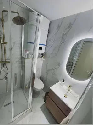 Salle de bains dans l'établissement Charming apartment