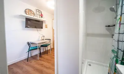 Salle de bains dans l'établissement Boucicaut Green Studio