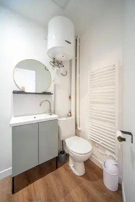 Salle de bains dans l'établissement Boucicaut Green Studio