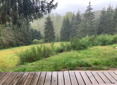 Paysage naturel près de le chalet