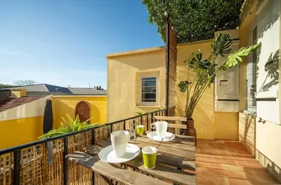 Balcon ou terrasse dans l'établissement Chalon Hacienda