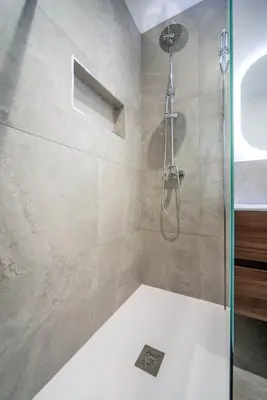 Salle de bains dans l'établissement Le raffiné