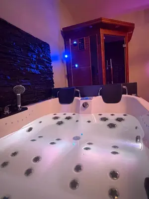 Salle de bains dans l'établissement La douce parenthèse