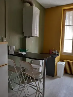 Cuisine ou kitchenette dans l'établissement Dijon centre ville