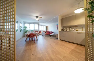 Cuisine ou kitchenette dans l'établissement Le Cocon Terracotta