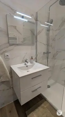Salle de bains dans l'établissement Une Douce Parenthèse