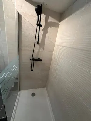 Salle de bains dans l'établissement T2 Luxe 50m2 Porte de Dijon Wifi Fibre Smart TV