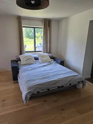 Un ou plusieurs lits dans un hébergement de l'établissement Maison à la campagne