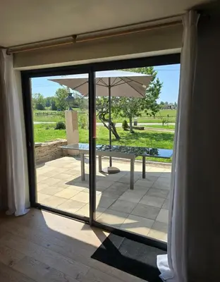 Balcon ou terrasse dans l'établissement Maison à la campagne
