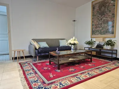 Coin salon dans l'établissement Le rempart