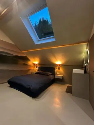 Un ou plusieurs lits dans un hébergement de l'établissement L'annexe 3 - Cosy studio Dole
