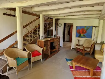 Coin salon dans l'établissement L'ancien moulin