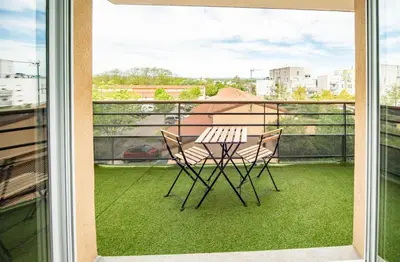Balcon ou terrasse dans l'établissement L'echappée belle