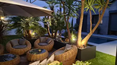 Jardin de l'établissement Loft 500M2