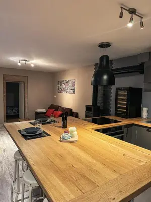 Coin salon dans l'établissement Au Bord de la Lauve