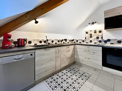 Plan de l'établissement Appart cosy avec balcon et parking, proche Dijon