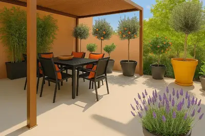 Jardin de l'établissement Le Refuge Contemporain