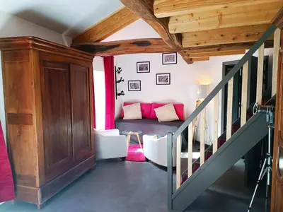 Coin salon dans l'établissement Le Moulin Chopin
