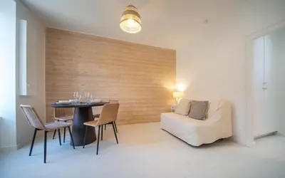 Coin salon dans l'établissement La Casa Bianca