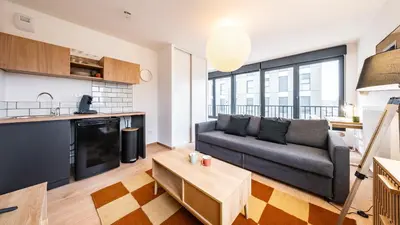 Cuisine ou kitchenette dans l'établissement Studio Le Chicago - By Primo Dijon