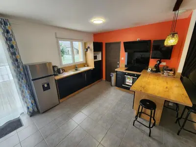 Cuisine ou kitchenette dans l'établissement Chez Tony