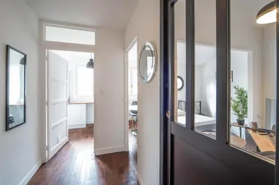 Salle de bains dans l'établissement Cozy apartment - Close to center