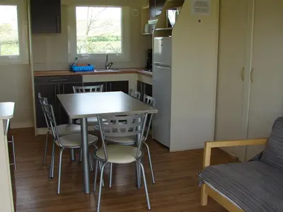 Cuisine ou kitchenette dans l'établissement Chalet confortable avec terrasse pour 6 personnes - API-1-52-989
