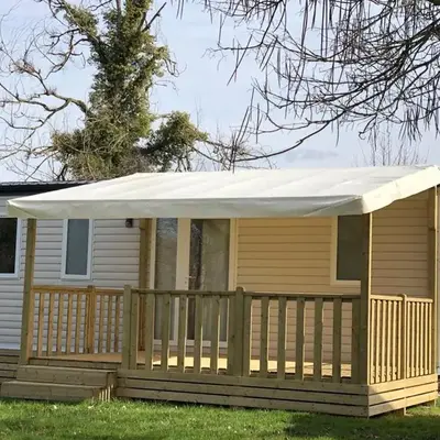 Mobil-home 3 chambres avec terrasse à Saint-Boil - API-1-52-1174