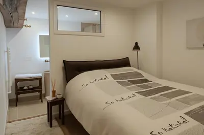 Un ou plusieurs lits dans un hébergement de l'établissement La Maison des Templiers