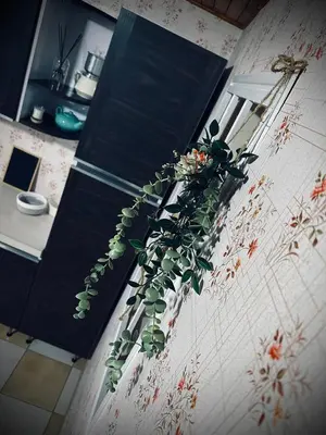 Télévision ou salle de divertissement dans l'établissement La maison de Lydie