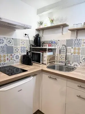 Cuisine ou kitchenette dans l'établissement l'Instant Cosy