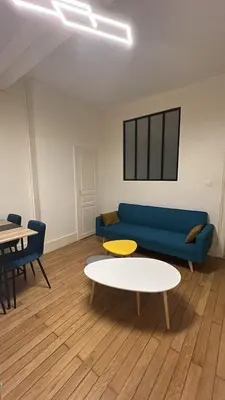 Coin salon dans l'établissement le charme