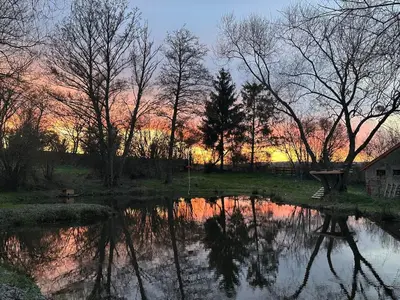 Paysage naturel près de la maison de vacances