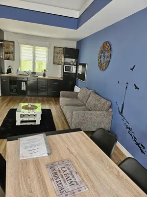 Cuisine ou kitchenette dans l'établissement Arboréa, charmant loft