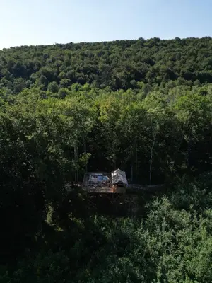 Paysage naturel près de l'hôtel