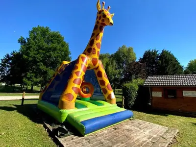 Aire de jeux pour enfants de l'établissement Mobil home confortable avec terrasse pour 4 personnes - API-1-52-1362