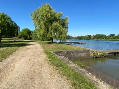 Paysage naturel près de le camping