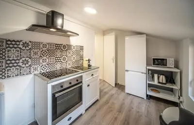 Cuisine ou kitchenette dans l'établissement La Citadelle 3