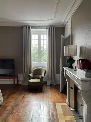 Cuisine ou kitchenette dans l'établissement La Chambre d'Adèle